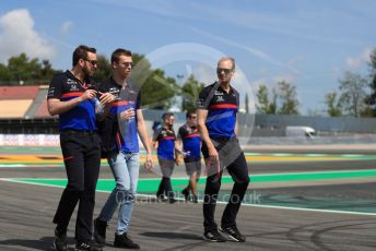 World © Octane Photographic Ltd. Formula 1 – Spanish GP. Thursday Track walk. Scuderia Toro Rosso STR14 – Daniil Kvyat. Circuit de Barcelona Catalunya, Spain. Thursday 9th May 2019.
