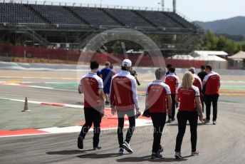 World © Octane Photographic Ltd. Formula 1 – Spanish GP. Thursday Track walk. Alfa Romeo Racing C38 – Antonio Giovinazzi. Circuit de Barcelona Catalunya, Spain. Thursday 9th May 2019.