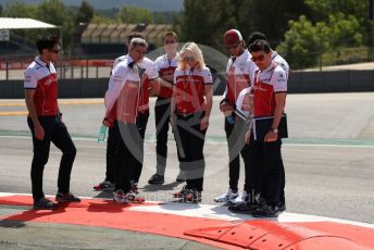 World © Octane Photographic Ltd. Formula 1 – Spanish GP. Thursday Track walk. Alfa Romeo Racing C38 – Antonio Giovinazzi. Circuit de Barcelona Catalunya, Spain. Thursday 9th May 2019.