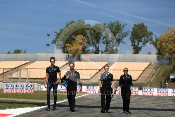 World © Octane Photographic Ltd. Formula 1 – Spanish GP. Thursday Track Walk. ROKiT Williams Racing – George Russell. Circuit de Barcelona Catalunya, Spain. Thursday 9th May 2019.