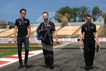 World © Octane Photographic Ltd. Formula 1 – Spanish GP. Thursday Track Walk. ROKiT Williams Racing – George Russell. Circuit de Barcelona Catalunya, Spain. Thursday 9th May 2019.