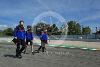 World © Octane Photographic Ltd. Formula 1 – Spanish GP. Thursday Track Walk. Scuderia Toro Rosso STR14 – Daniil Kvyat. Circuit de Barcelona Catalunya, Spain. Thursday 9th May 2019.