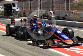World © Octane Photographic Ltd. FIA Formula 2 (F2) – Spanish GP - Practice. Carlin - Nobuharu Matsushita. Circuit de Barcelona-Catalunya, Spain. Friday 10th May 2019.