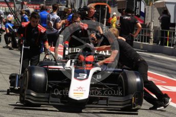 World © Octane Photographic Ltd. FIA Formula 2 (F2) – Spanish GP - Practice. ART Grand Prix - Nikita Mazepin. Circuit de Barcelona-Catalunya, Spain. Friday 10th May 2019.