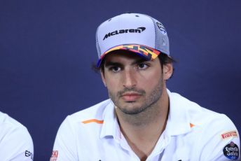 World © Octane Photographic Ltd. Formula 1 – Spanish GP. FIA Drivers’ Press Conference. McLaren MCL34 – Carlos Sainz. Circuit de Barcelona Catalunya, Spain. Thursday 9th May 2019.