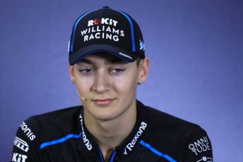 World © Octane Photographic Ltd. Formula 1 – Spanish GP. FIA Drivers’ Press Conference. ROKiT Williams Racing – George Russell. Circuit de Barcelona Catalunya, Spain. Thursday 9th May 2019.