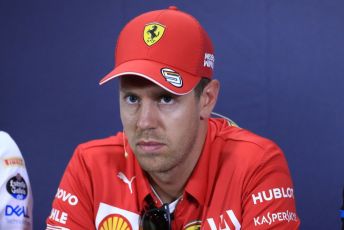 World © Octane Photographic Ltd. Formula 1 – Spanish GP. FIA Drivers’ Press Conference. Scuderia Ferrari SF90 – Sebastian Vettel. Circuit de Barcelona Catalunya, Spain. Thursday 9th May 2019.