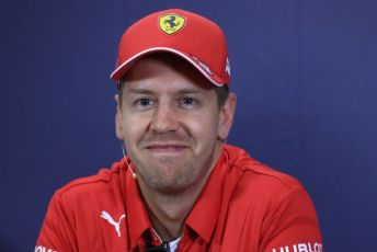 World © Octane Photographic Ltd. Formula 1 – Spanish GP. FIA Drivers’ Press Conference. Scuderia Ferrari SF90 – Sebastian Vettel. Circuit de Barcelona Catalunya, Spain. Thursday 9th May 2019.