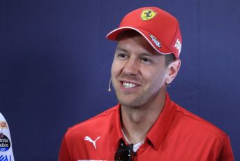 World © Octane Photographic Ltd. Formula 1 – Spanish GP. FIA Drivers’ Press Conference. Scuderia Ferrari SF90 – Sebastian Vettel. Circuit de Barcelona Catalunya, Spain. Thursday 9th May 2019.
