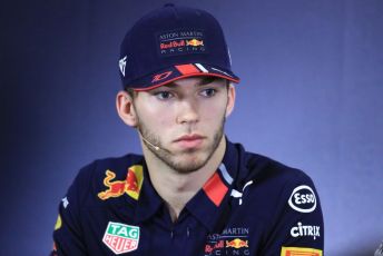 World © Octane Photographic Ltd. Formula 1 – Spanish GP. FIA Drivers’ Press Conference. Aston Martin Red Bull Racing RB15 – Pierre Gasly. Circuit de Barcelona Catalunya, Spain. Thursday 9th May 2019.