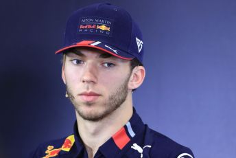 World © Octane Photographic Ltd. Formula 1 – Spanish GP. FIA Drivers’ Press Conference. Aston Martin Red Bull Racing RB15 – Pierre Gasly. Circuit de Barcelona Catalunya, Spain. Thursday 9th May 2019.