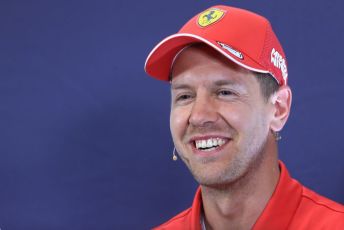 World © Octane Photographic Ltd. Formula 1 – Spanish GP. FIA Drivers’ Press Conference. Scuderia Ferrari SF90 – Sebastian Vettel. Circuit de Barcelona Catalunya, Spain. Thursday 9th May 2019.