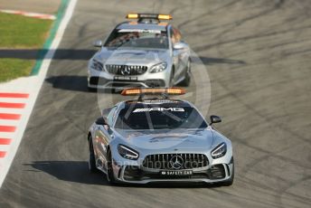 World © Octane Photographic Ltd. FIA Formula 3 (F3) – Spanish GP – Practice. Mercedes AMG Safety and Medical cars. Circuit de Barcelona-Catalunya, Spain. Friday 10th May 2019.