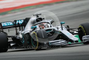World © Octane Photographic Ltd. Formula 1 – Spanish GP. Practice 3. Mercedes AMG Petronas Motorsport AMG F1 W10 EQ Power+ - Lewis Hamilton. Circuit de Barcelona Catalunya, Spain. Saturday 11thth May 2019.