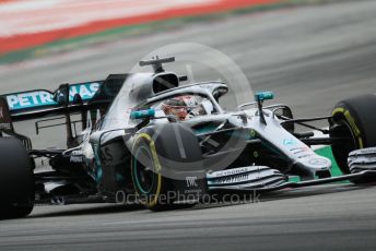 World © Octane Photographic Ltd. Formula 1 – Spanish GP. Practice 3. Mercedes AMG Petronas Motorsport AMG F1 W10 EQ Power+ - Lewis Hamilton. Circuit de Barcelona Catalunya, Spain. Saturday 11thth May 2019.