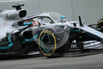 World © Octane Photographic Ltd. Formula 1 – Spanish GP. Practice 3. Mercedes AMG Petronas Motorsport AMG F1 W10 EQ Power+ - Lewis Hamilton. Circuit de Barcelona Catalunya, Spain. Saturday 11th May 2019.