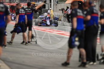 World © Octane Photographic Ltd. Formula 1 – Spanish GP. Practice 3. Scuderia Toro Rosso STR14 – Alexander Albon. Circuit de Barcelona Catalunya, Spain. Saturday 11th May 2019.