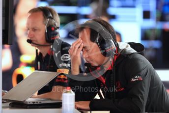 World © Octane Photographic Ltd. Formula 1 - Spanish GP. Paddock. Toyoharu Tanabe - Technical Director at Honda. Circuit de Barcelona Catalunya, Spain. Saturday 11th May 2019.