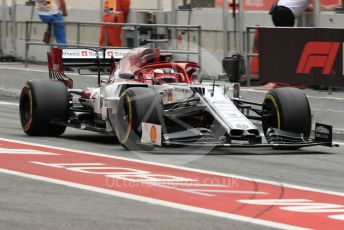 World © Octane Photographic Ltd. Formula 1 – Spanish GP. Practice 3. Alfa Romeo Racing C38 – Kimi Raikkonen. Circuit de Barcelona Catalunya, Spain. Saturday 11th May 2019.