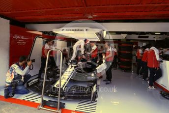 World © Octane Photographic Ltd. Formula 1 – Spanish GP. Practice 3. Alfa Romeo Racing C38 – Kimi Raikkonen. Circuit de Barcelona Catalunya, Spain. Saturday 11th May 2019.