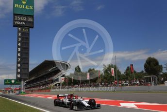 World © Octane Photographic Ltd. Formula 1 – Spanish GP. Qualifying. Alfa Romeo Racing C38 – Antonio Giovinazzi. Circuit de Barcelona Catalunya, Spain. Saturday 11th May 2019.