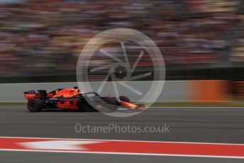 World © Octane Photographic Ltd. Formula 1 – Spanish GP. Qualifying. Aston Martin Red Bull Racing RB15 – Max Verstappen. Circuit de Barcelona Catalunya, Spain. Saturday 11th May 2019.