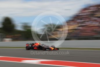 World © Octane Photographic Ltd. Formula 1 – Spanish GP. Qualifying. Aston Martin Red Bull Racing RB15 – Pierre Gasly. Circuit de Barcelona Catalunya, Spain. Saturday 11th May 2019.