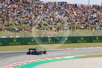 World © Octane Photographic Ltd. Formula 1 – Spanish GP. Qualifying. Mercedes AMG Petronas Motorsport AMG F1 W10 EQ Power+ - Lewis Hamilton. Circuit de Barcelona Catalunya, Spain. Saturday 11th May 2019.