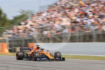 World © Octane Photographic Ltd. Formula 1 – Spanish GP. Qualifying. McLaren MCL34 – Carlos Sainz. Circuit de Barcelona Catalunya, Spain. Saturday 11th May 2019.
