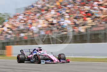 World © Octane Photographic Ltd. Formula 1 – Spanish GP. Qualifying. SportPesa Racing Point RP19 - Sergio Perez. Circuit de Barcelona Catalunya, Spain. Saturday 11th May 2019.