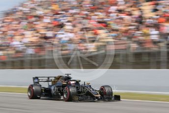 World © Octane Photographic Ltd. Formula 1 – Spanish GP. Qualifying. Rich Energy Haas F1 Team VF19 – Romain Grosjean. Circuit de Barcelona Catalunya, Spain. Saturday 11th May 2019.
