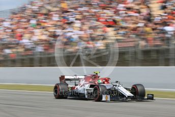 World © Octane Photographic Ltd. Formula 1 – Spanish GP. Qualifying. Alfa Romeo Racing C38 – Antonio Giovinazzi. Circuit de Barcelona Catalunya, Spain. Saturday 11th May 2019.