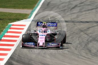 World © Octane Photographic Ltd. Formula 1 – Spanish GP. Qualifying. SportPesa Racing Point RP19 – Lance Stroll. Circuit de Barcelona Catalunya, Spain. Saturday 11th May 2019.