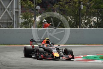 World © Octane Photographic Ltd. Formula 1 – Spanish GP. Qualifying. Aston Martin Red Bull Racing RB15 – Pierre Gasly. Circuit de Barcelona Catalunya, Spain. Saturday 11th May 2019.