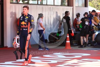 World © Octane Photographic Ltd. Formula 1 – Spanish GP. Qualifying. Aston Martin Red Bull Racing RB15 – Max Verstappen. Circuit de Barcelona Catalunya, Spain. Saturday 11th May 2019.