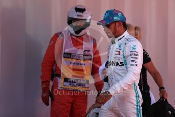 World © Octane Photographic Ltd. Formula 1 – Spanish GP. Qualifying. Mercedes AMG Petronas Motorsport AMG F1 W10 EQ Power+ - Lewis Hamilton. Circuit de Barcelona Catalunya, Spain. Saturday 11th May 2019.
