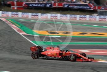 World © Octane Photographic Ltd. Formula 1 – Spanish GP. Qualifying. Scuderia Ferrari SF90 – Sebastian Vettel. Circuit de Barcelona Catalunya, Spain. Saturday 11th May 2019.