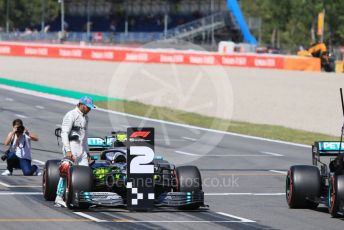 World © Octane Photographic Ltd. Formula 1 – Spanish GP. Qualifying. Mercedes AMG Petronas Motorsport AMG F1 W10 EQ Power+ - Lewis Hamilton. Circuit de Barcelona Catalunya, Spain. Saturday 11th May 2019.