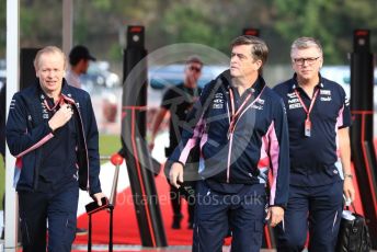 World © Octane Photographic Ltd. Formula 1 - Spanish GP. Friday Paddock. Andy Stevenson – Sporting Director at SportPesa Racing Point and Andrew (Andy) Green - Technical Director at SportPesa Racing Point. Circuit de Barcelona Catalunya, Spain. Friday 10th May 2019.