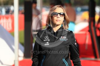 World © Octane Photographic Ltd. Formula 1 - Spanish GP. Friday Paddock. Claire Williams - Deputy Team Principal of ROKiT Williams Racing. Circuit de Barcelona Catalunya, Spain. Friday 10th May 2019.