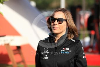 World © Octane Photographic Ltd. Formula 1 - Spanish GP. Friday Paddock. Claire Williams - Deputy Team Principal of ROKiT Williams Racing. Circuit de Barcelona Catalunya, Spain. Friday 10th May 2019.