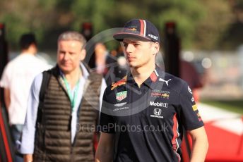 World © Octane Photographic Ltd. Formula 1 – Spanish GP. Friday Paddock. Aston Martin Red Bull Racing RB15 – Max Verstappen. Circuit de Barcelona Catalunya, Spain. Friday 10th May 2019.