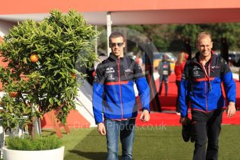 World © Octane Photographic Ltd. Formula 1 – Spanish GP. Friday Paddock. Scuderia Toro Rosso STR14 – Daniil Kvyat. Circuit de Barcelona Catalunya, Spain. Friday 10th May 2019.