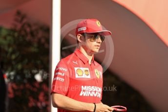 World © Octane Photographic Ltd. Formula 1 – Spanish GP. Friday Paddock. Scuderia Ferrari SF90 – Charles Leclerc. Circuit de Barcelona Catalunya, Spain. Friday 10th May 2019.