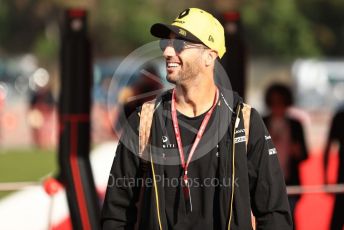 World © Octane Photographic Ltd. Formula 1 – Spanish GP. Friday Paddock. Renault Sport F1 Team RS19 – Daniel Ricciardo. Circuit de Barcelona Catalunya, Spain. Friday 10th May 2019.