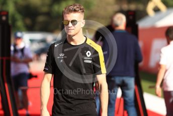 World © Octane Photographic Ltd. Formula 1 – Spanish GP. Friday Paddock. Renault Sport F1 Team RS19 – Nico Hulkenberg. Circuit de Barcelona Catalunya, Spain. Friday 10th May 2019.