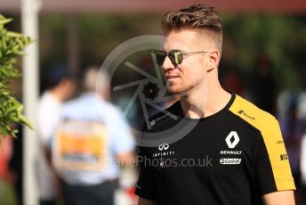 World © Octane Photographic Ltd. Formula 1 – Spanish GP. Friday Paddock. Renault Sport F1 Team RS19 – Nico Hulkenberg. Circuit de Barcelona Catalunya, Spain. Friday 10th May 2019.