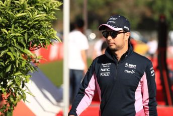 World © Octane Photographic Ltd. Formula 1 – Spanish GP. Friday Paddock. SportPesa Racing Point RP19 - Sergio Perez. Circuit de Barcelona Catalunya, Spain. Friday 10th May 2019.