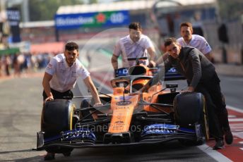 World © Octane Photographic Ltd. Formula 1 – Spanish GP. Paddock. McLaren MCL34. Circuit de Barcelona Catalunya, Spain. Saturday 11thth May 2019.