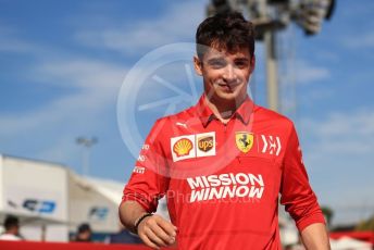 World © Octane Photographic Ltd. Formula 1 – Spanish GP. Paddock. Scuderia Ferrari SF90 – Charles Leclerc. Circuit de Barcelona Catalunya, Spain. Saturday 11thth May 2019.